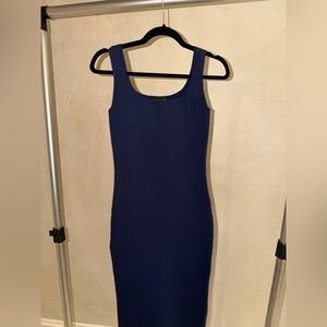 NWT House of Harlow 1960 Deep Blue Midi Dress Sz XS
